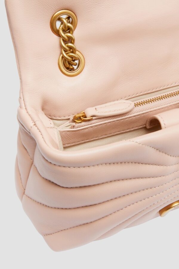 PINKO Różowa kopertówka Love Puff Mini CL AW