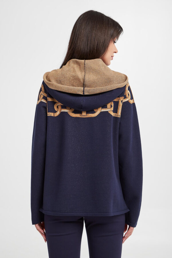 d20b9d4c995519f673b2b7ab776e574c18b9be60 Sweter damski z kapturem TWINSET