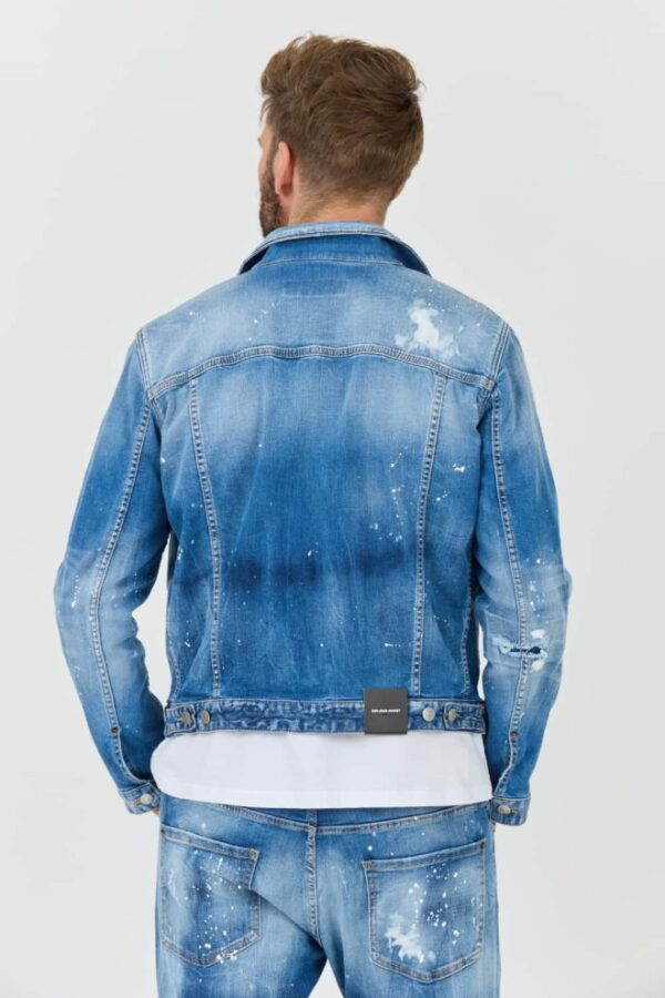 DSQUARED2 Kurtka jeansowa męska Dan Jean Jacket, Rozmiar 56