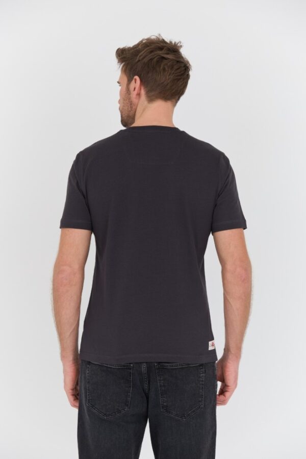 AERONAUTICA MILITARE Szary bawełniany męski t-shirt M.C