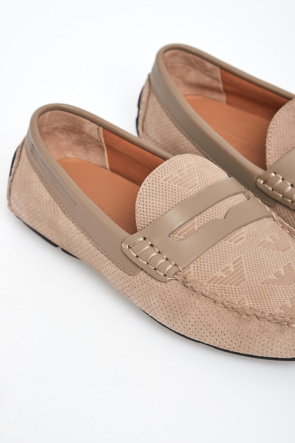 d328a248d9a37b423288dcbf4d4fdd24d6a055bd Mokasyny męskie zamszowe EMPORIO ARMANI