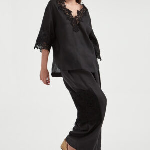 Bluzka damska lniana ERMANNO SCERVINO LIFE