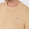 TOMMY JEANS Beżowy męski sweter