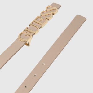 GUESS Beżowy pasek damski Mimina H20