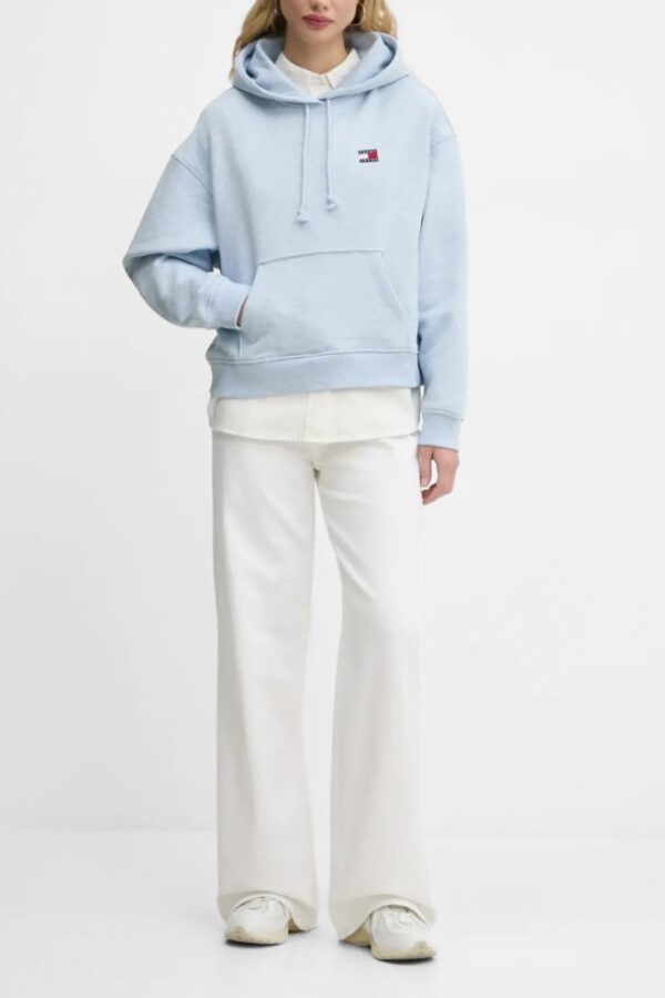 TOMMY JEANS Błękitna damska bluza