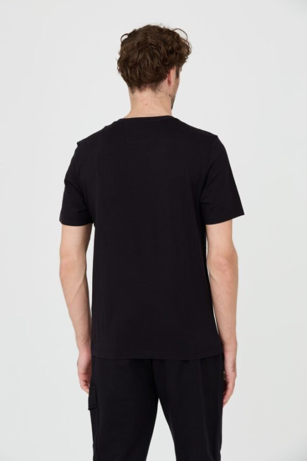 C.P. COMPANY Czarny męski t-shirt Short Sleeve