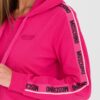 MOSCHINO Różowa damska bluza z lampasami