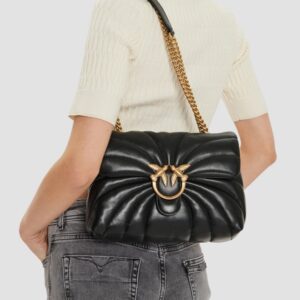 PINKO Czarna torebka Love Puff Classic AW