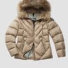 BLAUER Alicia Beżowa kurtka damska Short Jackets