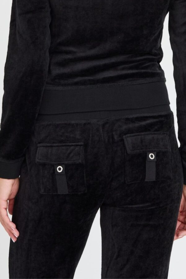 JUICY COUTURE Czarne damskie spodnie Caisa Ultra Low Rise