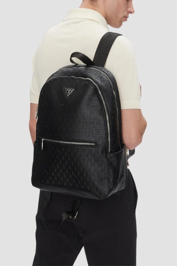 d7163bc9c9f46ba30747e024a9868b1a45f46f89 GUESS Czarny plecak męski Torino