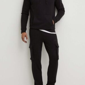 d7363b94684ddfd0446a0e27c7c9bd48e5ed0ede GUESS Czarna męska bluza z kapturem Aldwin