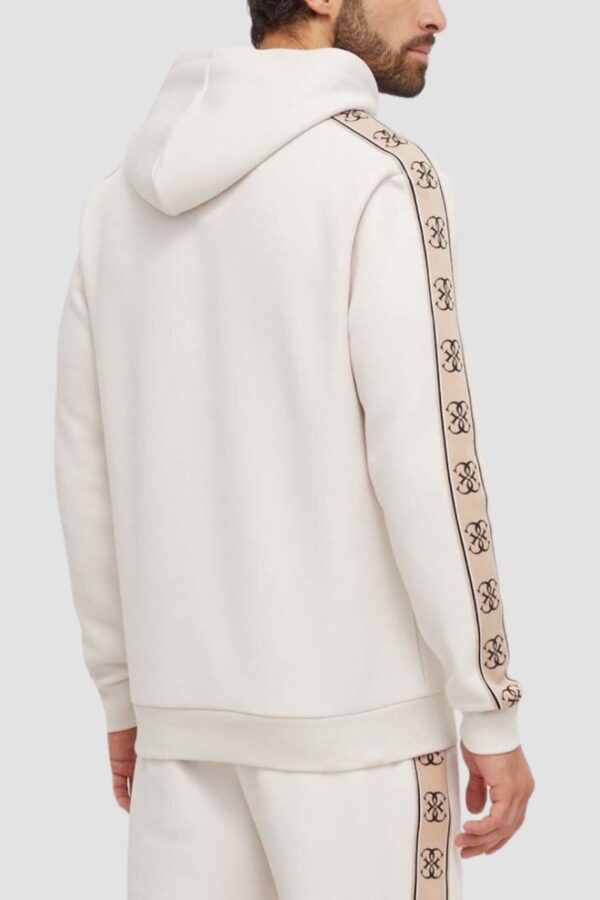 GUESS Beżowa męska bluza z lampasami Mickey