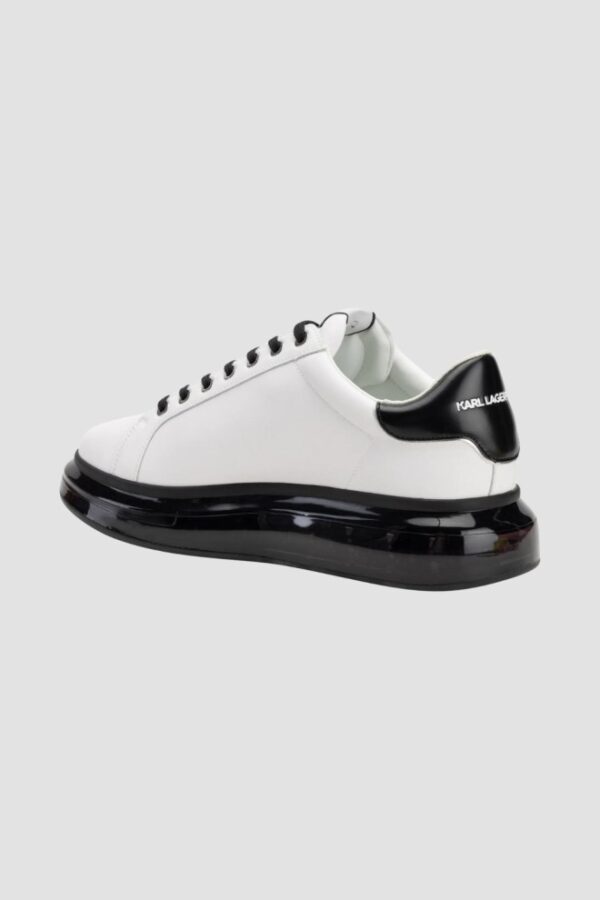 KARL LAGERFELD Białe sneakersy męskie KAPRI KUSHION Outline NFT