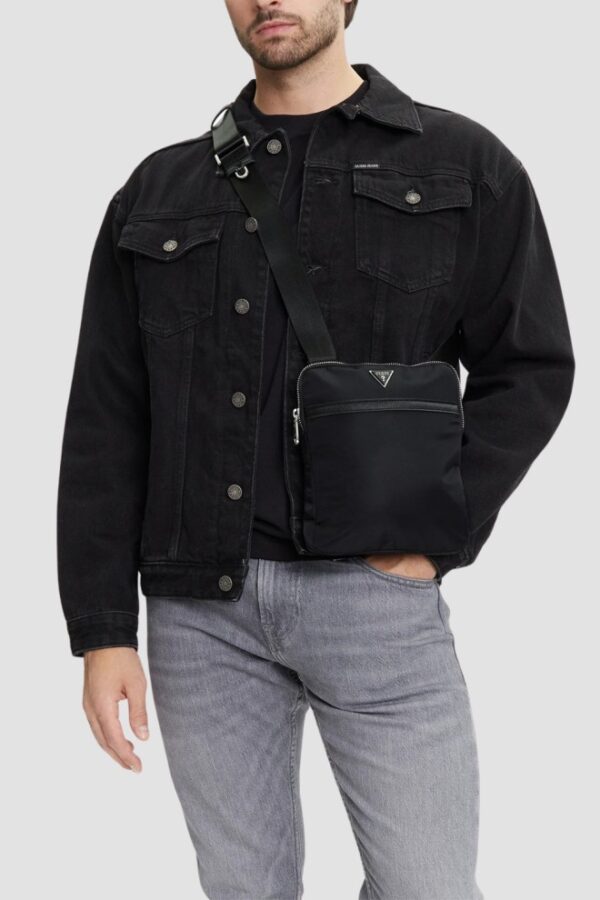 GUESS Czarna saszetka męska Milano