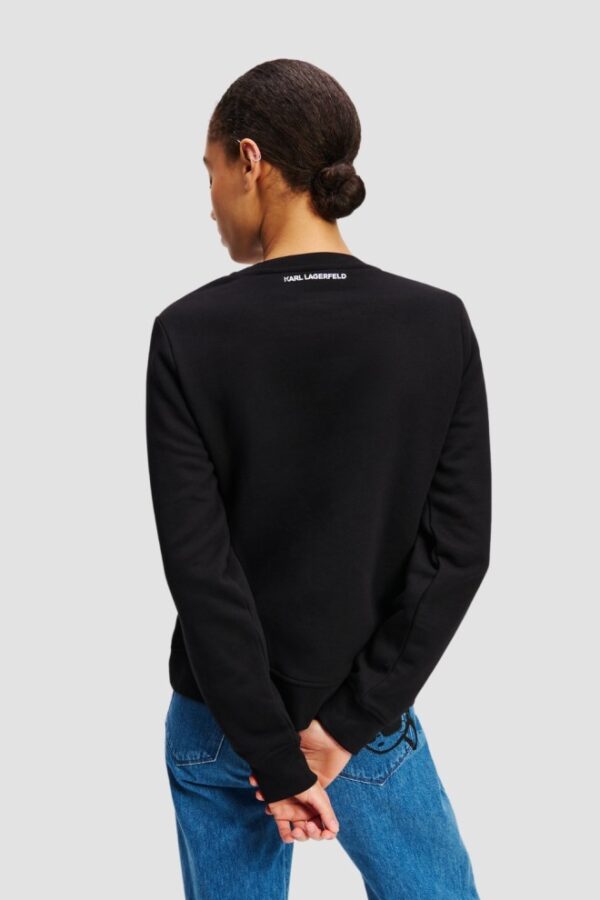 KARL LAGERFELD Czarna damska bluza Ikon Sketch