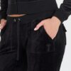 JUICY COUTURE Czarne damskie spodnie Caisa Ultra Low Rise