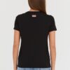 KENZO Czarny damski t-shirt WITH 'TIGER VARSITY' PRINT