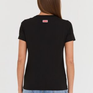d88939d9fd8378eab71371115b5ecf3ce81521eb KENZO Czarny damski t-shirt WITH 'TIGER VARSITY' PRINT
