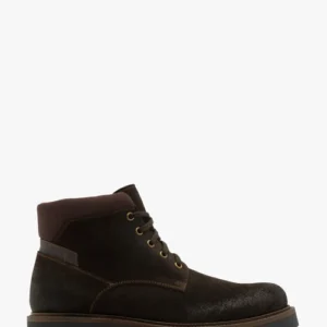 Brązowe trzewiki męskie