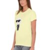 KARL LAGERFELD Żółty damski t-shirt Ikonik 2.0 Karl T-shirt