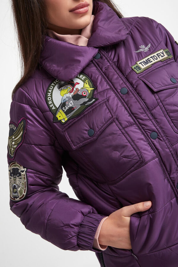 d8cc5d7909e4ba726dd914a113669325f55b70a4 Kurtka damska pikowana AERONAUTICA MILITARE