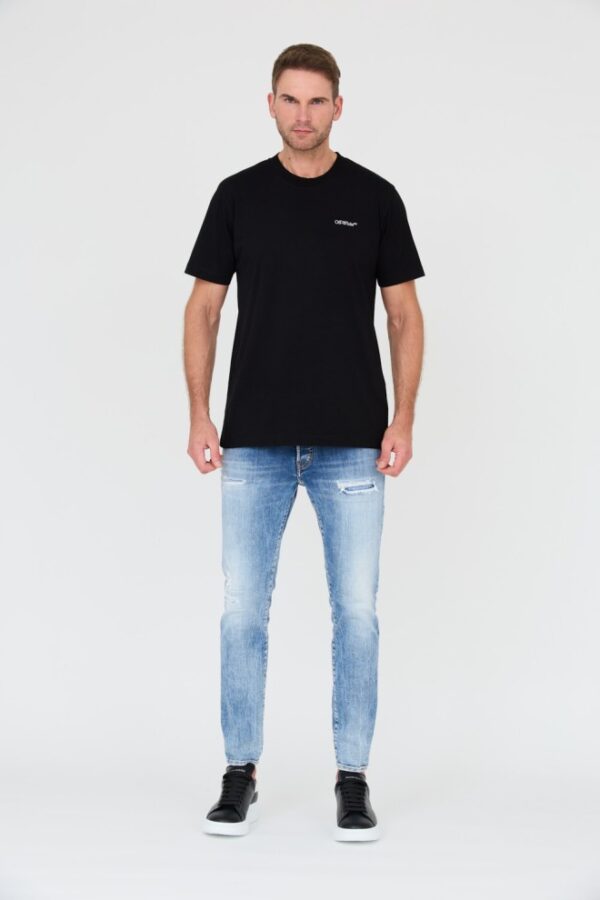 OFF-WHITE Czarny męski t-shirt