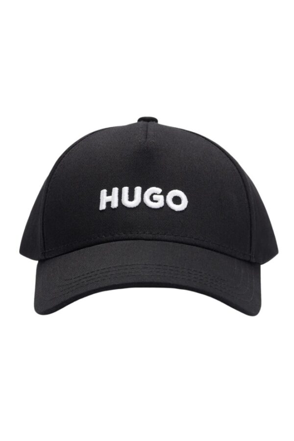 HUGO Czarna czapka z daszkie