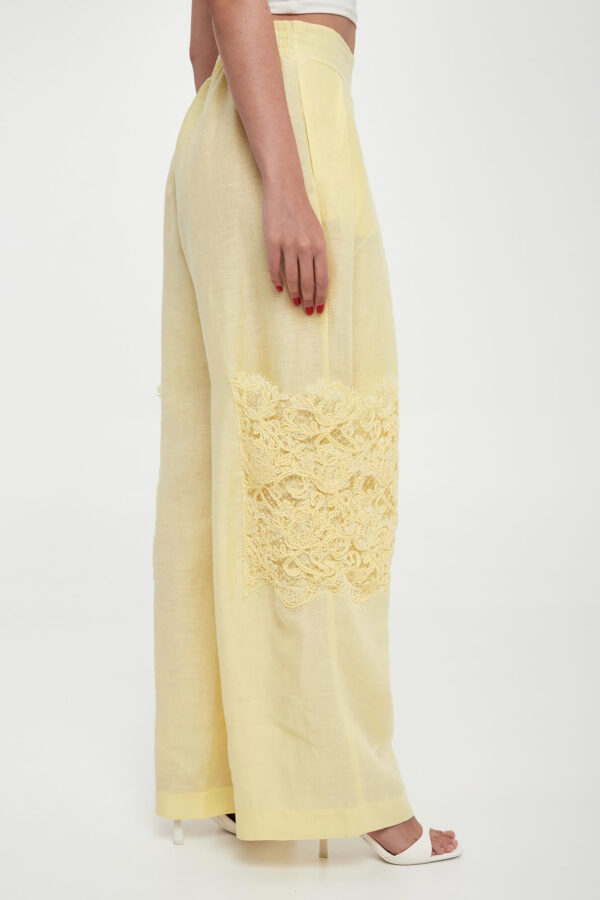 Spodnie damskie lniane ERMANNO SCERVINO LIFE