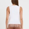 JUICY COUTURE Biały damski top Juicy Script Tank