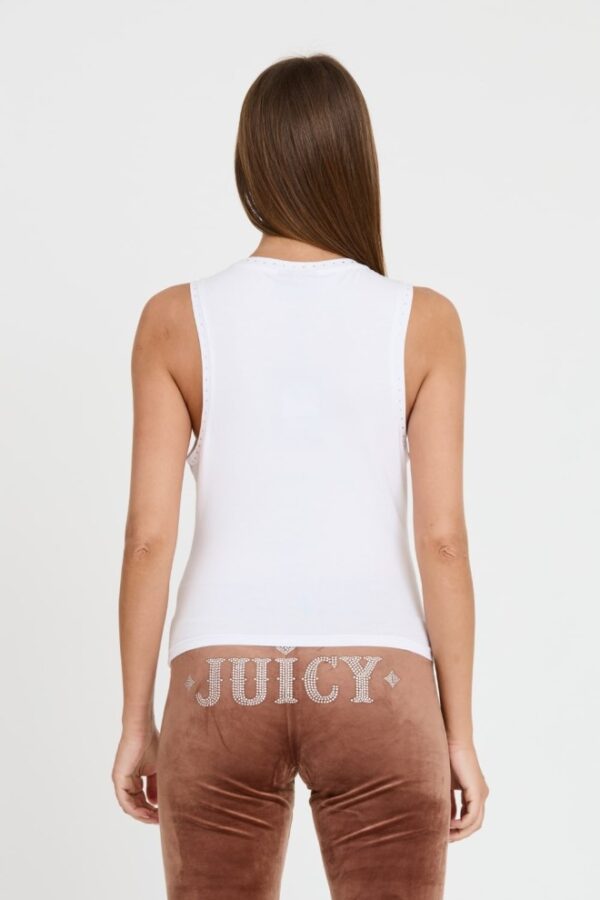 JUICY COUTURE Biały damski top Juicy Script Tank