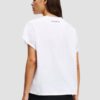 KARL LAGERFELD Biały damski t-shirt Ikon Aquarelle C Loose