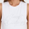 JUICY COUTURE Biały damski top Juicy Script Tank
