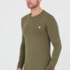 GUESS Zielony męski longsleeve Core Tee