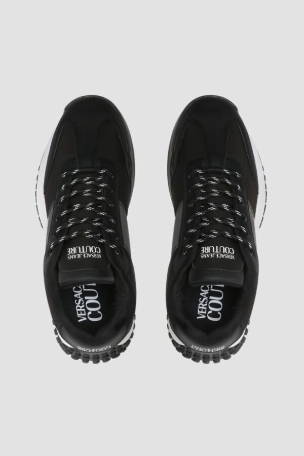 VERSACE JEANS COUTURE Czarne sneareksy męskie Fondo Hyber Dis. 47