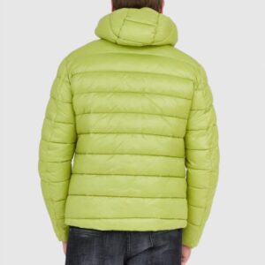 dbe9815bd1682aa3009a9d05ffa2ea9c5d225c66 BLAUER Jasnozielona puchowa kurtka męska Virgil z kapturem