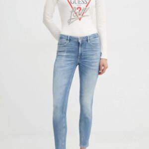 dc144bcd7307246ac7caaa55f37fcc3c4b091bb7 GUESS Biały damski longsleeve Love Tee