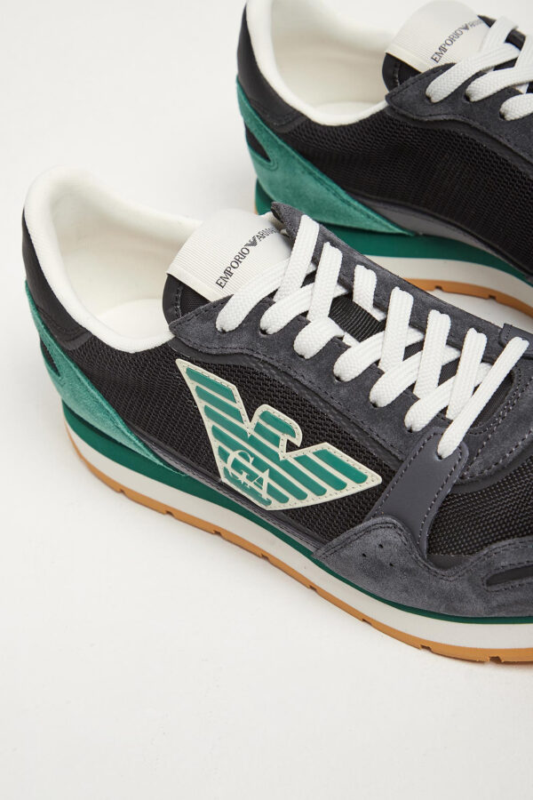 dc24b70041954bd82fa6f3fb52289186d3084a35 Sneakersy skórzane męskie EMPORIO ARMANI