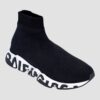 dcbb3577e047ccdaadbccd059d9fbb705311f641 BALENCIAGA Czarne buty SPEED LT GRAFFITI SNEAKERS