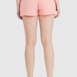 dcdcb9d7ead435c0a51fd9e8cf40f756dffd6328 GUESS Brzoskwiniowe szorty damskie z kolorowym logo