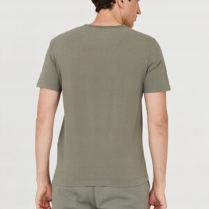 dcf085cacd524d7f717765db9d30dbc21358448d AERONAUTICA MILITARE Zielony bawełniany t-shirt męski