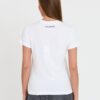 KARL LAGERFELD Biały damski t-shirt Ikonik 2.0