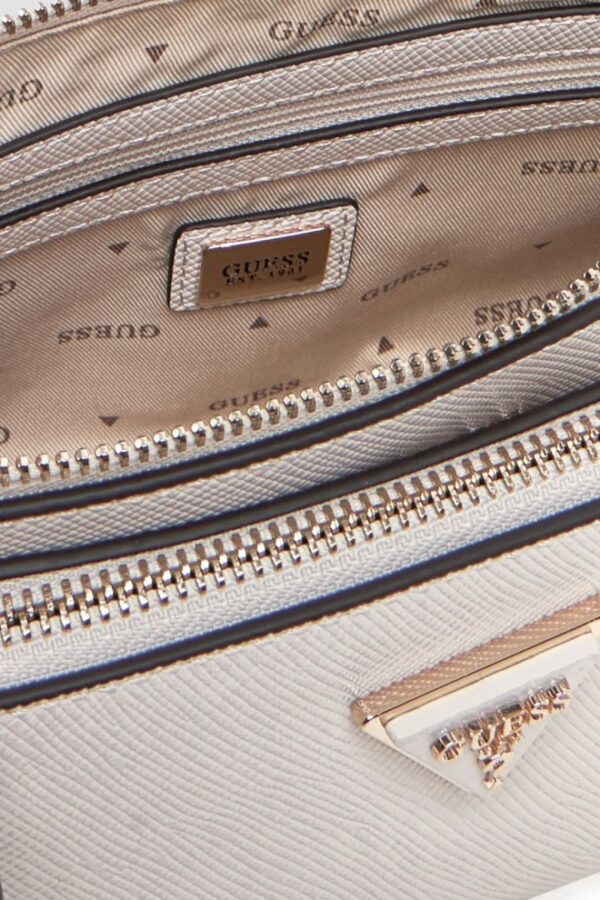 GUESS Beżowa damska torebka 2 w 1 Noelle