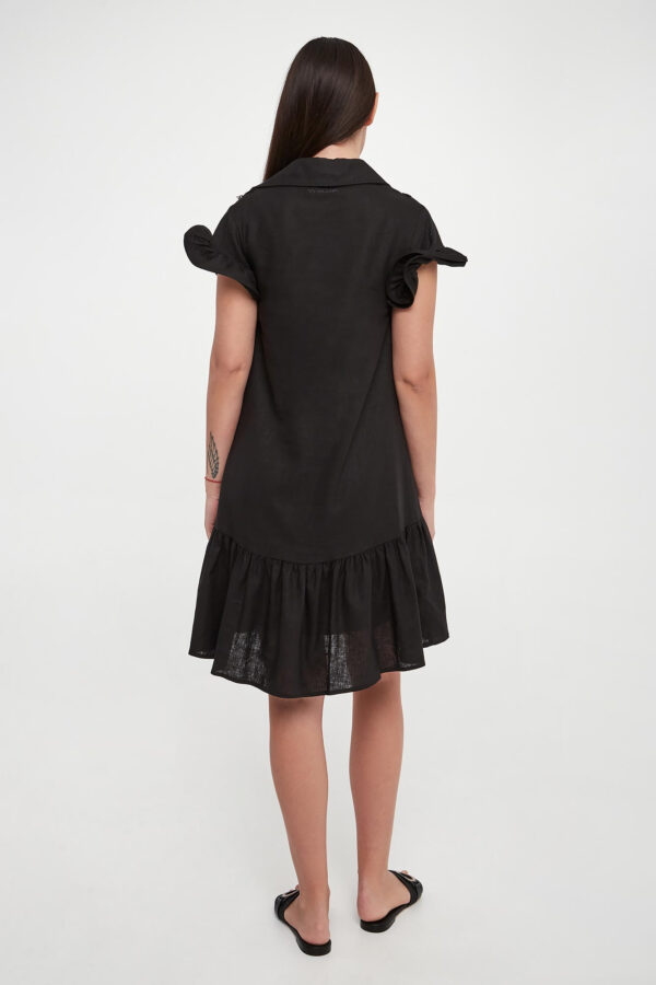 Sukienka lniana mini ERMANNO FIRENZE