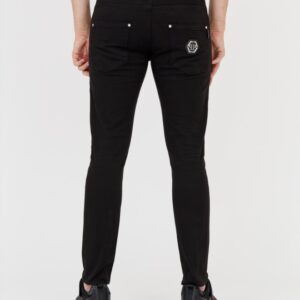 PHILIPP PLEIN Czarne męskie jeansy