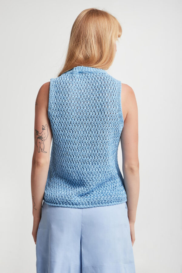 df4a29d8f580e6b0398e680ad821fa1364b0926d Top damski swetrowy Maestra MARELLA MONOCHROME