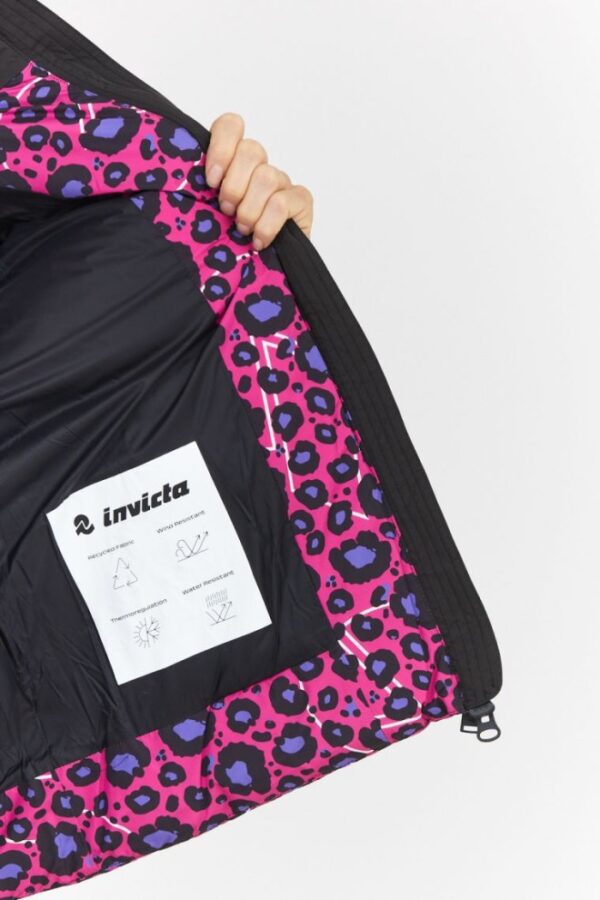 INVICTA Różowa kurtka damska w cętki