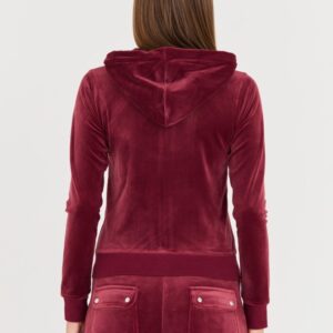 JUICY COUTURE Bordowa damska bluza Robertson Hoodie