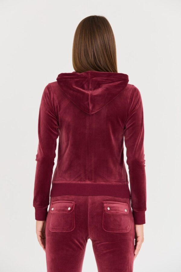 JUICY COUTURE Bordowa damska bluza Robertson Hoodie