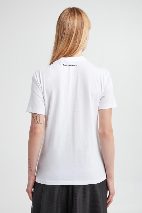 dfa655046283a81b52e4eb57ee4653f38104fbd1 T-shirt damski KARL LAGERFELD